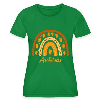 Zum besten Architekten gewählt| Architekt Geschenkidee - Frauen Funktions-T-Shirt - Kelly Green - Vorne - AI Model Female 172 dark (172cm)
