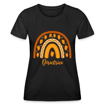 Zur besten Regie gewählt| Geschenkidee Regisseur - Frauen Funktions-T-Shirt - Schwarz - Vorne - AI Model Female 172 light (172cm)