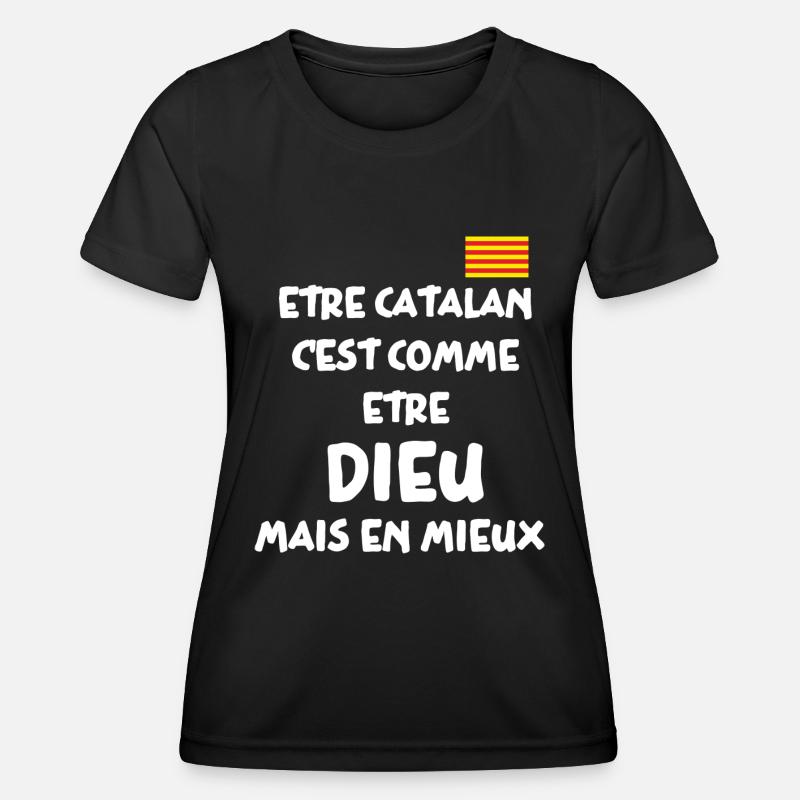 Catalan - Women's Functional T-Shirt - black