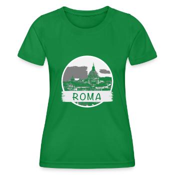 Roma City - Frauen Funktions-T-Shirt - Kelly Green - Vorne - AI Model Female 172 dark (172cm)