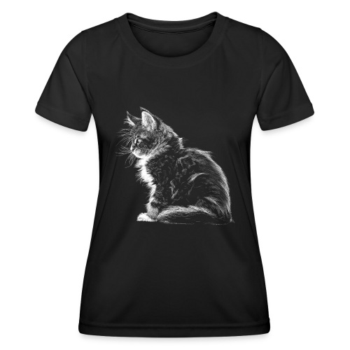 Kätzchen - Frauen Funktions-T-Shirt