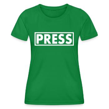 Press - T-shirt sport Femme - vert - Devant - AI Model Female 172 dark (172cm)