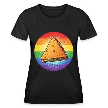 LGBTQ Nacho - Women's Functional T-Shirt - black - Front - AI Model Female 172 light (172cm)