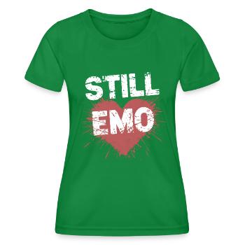 Toujours Emo ! Emo Goth Alternative - T-shirt sport Femme - vert - Devant - AI Model Female 172 dark (172cm)