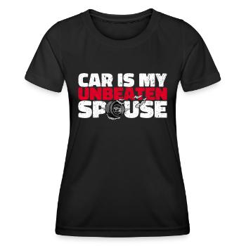 Kfz-Mechatroniker Autowerkstatt Werkstatt Auto - Frauen Funktions-T-Shirt - Schwarz - Vorne - AI Model Female 172 light (172cm)