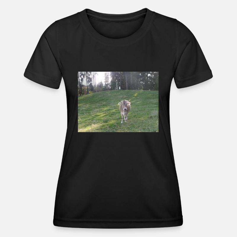 Cow - Women's Functional T-Shirt - black