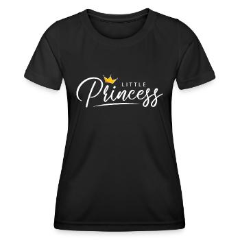 littel Princess - Frauen Funktions-T-Shirt - Schwarz - Vorne - AI Model Female 172 light (172cm)