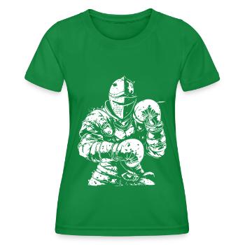 Ritter Boxer Boxen MMA Kampfsport - Frauen Funktions-T-Shirt - Kelly Green - Vorne - AI Model Female 172 dark (172cm)
