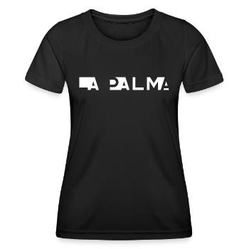 LA PALMA – Canary Islands – Spain - Women's Functional T-Shirt - black - Front - AI Model Female 172 light (172cm)