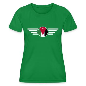 I Love Jordan, Style Design T-Shirt - Women's Functional T-Shirt - kelly green - Front - AI Model Female 172 dark (172cm)