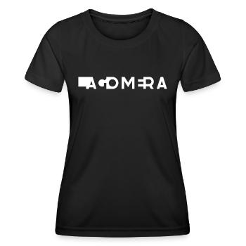 LA GOMERA – Kanarische Inseln – Spanien - Frauen Funktions-T-Shirt - Schwarz - Vorne - AI Model Female 172 light (172cm)