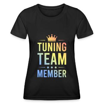 Tuning Team Bunt - T-shirt sport Femme - noir - Devant - AI Model Female 172 light (172cm)