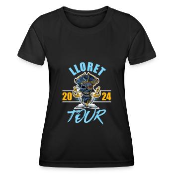 Lloret De Mar 2024 Skelett - Frauen Funktions-T-Shirt - Schwarz - Vorne - AI Model Female 172 light (172cm)