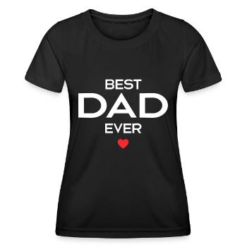 Bester Vater aller Zeiten - Frauen Funktions-T-Shirt - Schwarz - Vorne - AI Model Female 172 light (172cm)