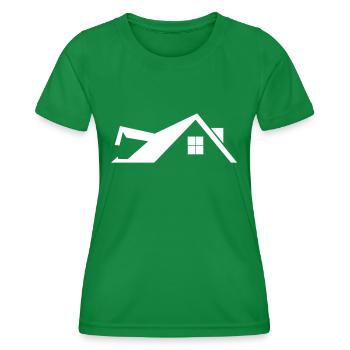 Roof - Women's Functional T-Shirt - kelly green - Front - AI Model Female 172 dark (172cm)
