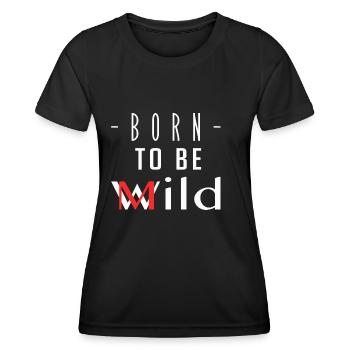 Geboren, um mild zu sein - Frauen Funktions-T-Shirt - Schwarz - Vorne - AI Model Female 172 light (172cm)