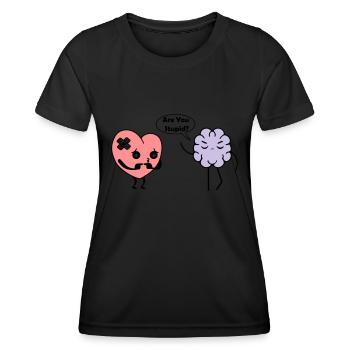 Learn Heart - Women's Functional T-Shirt - black - Front - AI Model Female 172 light (172cm)