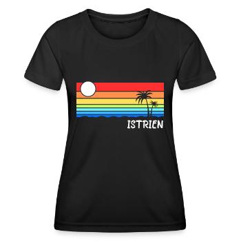 Istrien Kroatien Balkan Adria Urlaub Idee - Frauen Funktions-T-Shirt - Schwarz - Vorne - AI Model Female 172 light (172cm)