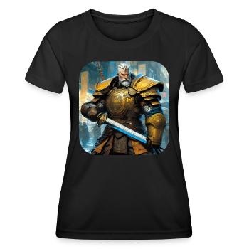 Proud Warrior - Women's Functional T-Shirt - black - Front - AI Model Female 172 light (172cm)