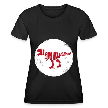 Dinosaure. Je suis un style génial. Animaux. Préhistoire - T-shirt sport Femme - noir - Devant - AI Model Female 172 light (172cm)