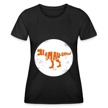 Dinosaure. Je suis un style génial. Animaux. Préhistoire - T-shirt sport Femme - noir - Devant - AI Model Female 172 light (172cm)