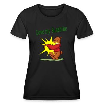 SonnenBärchen Verschiedene Farben Geschenk - Frauen Funktions-T-Shirt - Schwarz - Vorne - AI Model Female 172 light (172cm)