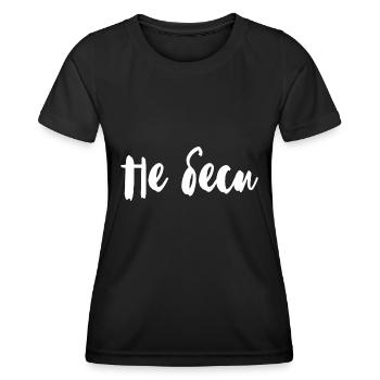 Ne me dérangez pas de dire pour les femmes russes - T-shirt sport Femme - noir - Devant - AI Model Female 172 light (172cm)