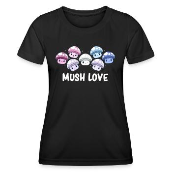 Bigender - Bigender Pride - Bigender Flag - Frauen Funktions-T-Shirt - Schwarz - Vorne - AI Model Female 172 light (172cm)