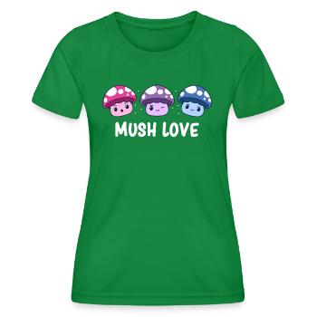 Bisexual - Bisexual Pride - Bisexual Flag - Frauen Funktions-T-Shirt - Kelly Green - Vorne - AI Model Female 172 dark (172cm)
