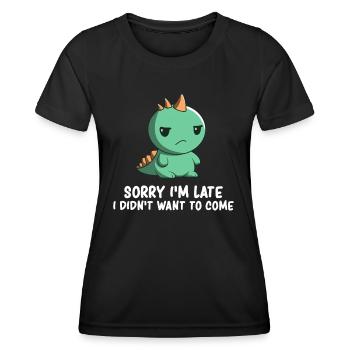 Anxiety - Social Anxiety - Anxiety Humor - Anxious - Frauen Funktions-T-Shirt - Schwarz - Vorne - AI Model Female 172 light (172cm)