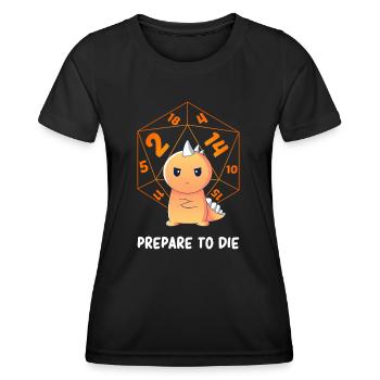 Tabletop Games - Tabletop Games Nerd - Dice Games - Frauen Funktions-T-Shirt - Schwarz - Vorne - AI Model Female 172 light (172cm)