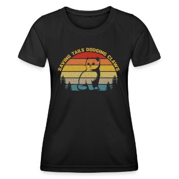 Veterinarian - Veterinarian Joke - Veterinary - Women's Functional T-Shirt - black - Front - AI Model Female 172 light (172cm)