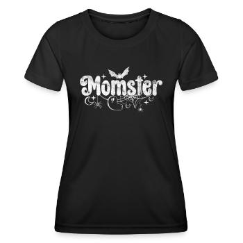 Momster Halloween Carnival Costume Mom Women - Women's Functional T-Shirt - black - Front - AI Model Female 172 light (172cm)
