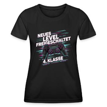 Garçons Écolier 4ème année Gamer Gamer - T-shirt sport Femme - noir - Devant - AI Model Female 172 light (172cm)