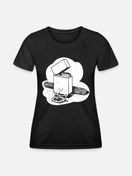 Matches funny - Women's Functional T-Shirt - black