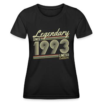 Legendary since 1993 - Women's Functional T-Shirt - black - Front - AI Model Female 172 light (172cm)