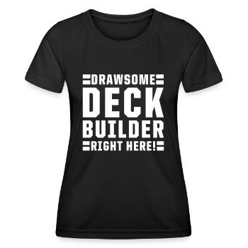 Packs booster de jeu de collection de jeux de cartes à collectionner - T-shirt sport Femme - noir - Devant - AI Model Female 172 light (172cm)