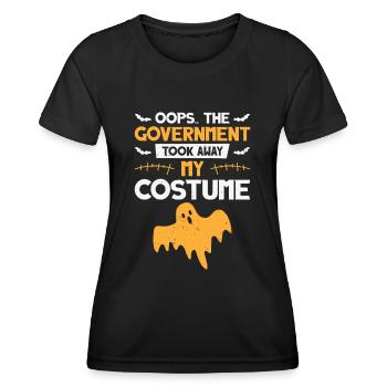 Halloween Kostüm Wähler Wahl Politiker Abstimmen - Frauen Funktions-T-Shirt - Schwarz - Vorne - AI Model Female 172 light (172cm)