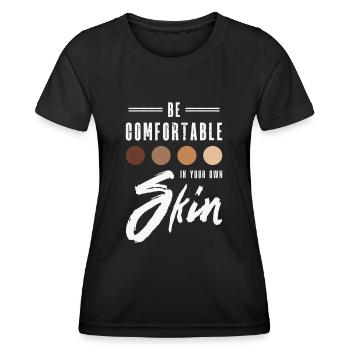 Encouraging Positivity Inspirational Motivator - Women's Functional T-Shirt - black - Front - AI Model Female 172 light (172cm)