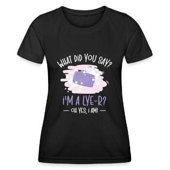 Soap Dealer Homemade Soap Soaper Soap Hobbyist - Women's Functional T-Shirt - black - Front - AI Model Female 172 light (172cm)