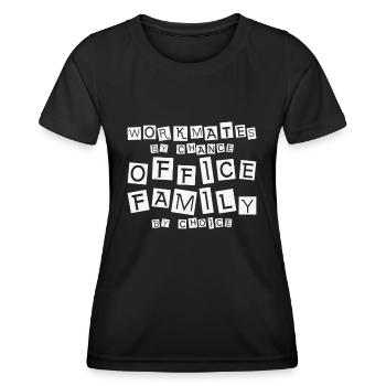 Workmate Office Family Friends Colleague Workplace - Women's Functional T-Shirt - black - Front - AI Model Female 172 light (172cm)