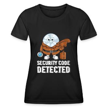 Netzwerk und Computersicherheit - Frauen Funktions-T-Shirt - Schwarz - Vorne - AI Model Female 172 light (172cm)