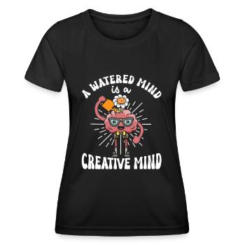 Gartenarbeit Floristen Pflanzung Botanik - Frauen Funktions-T-Shirt - Schwarz - Vorne - AI Model Female 172 light (172cm)