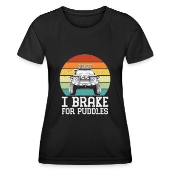 Off Road 4X4 Wheeler Offroading Dirt Mudding - Women's Functional T-Shirt - black - Front - AI Model Female 172 light (172cm)