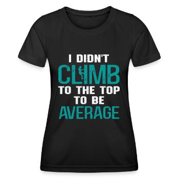 Cell Tower Climber Climbing Technician - Women's Functional T-Shirt - black - Front - AI Model Female 172 light (172cm)