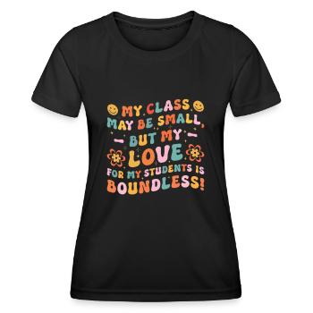 Frühkindliche Bildung Erzieherin Lehrerin - Frauen Funktions-T-Shirt - Schwarz - Vorne - AI Model Female 172 light (172cm)