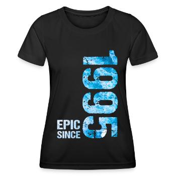 Epic Since 1995 Jahr Geburtstag - Frauen Funktions-T-Shirt - Schwarz - Vorne - AI Model Female 172 light (172cm)