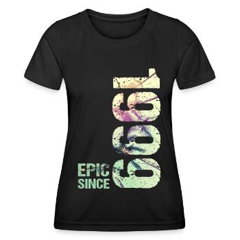 Epic Since 1999 Jahr Jubiläum - Frauen Funktions-T-Shirt - Schwarz - Vorne - AI Model Female 172 light (172cm)