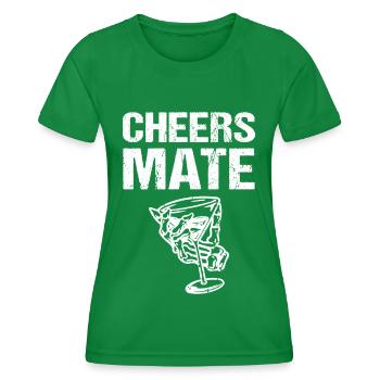 Bravo Mate - T-shirt sport Femme - vert - Devant - AI Model Female 172 dark (172cm)
