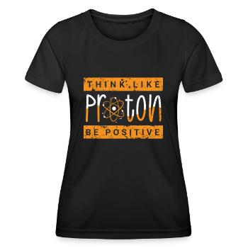 Chimie Science Physique Recherche Nerd Humour - T-shirt sport Femme - noir - Devant - AI Model Female 172 light (172cm)